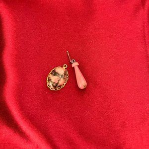 Beautiful Canadian Rhodonite Pendants